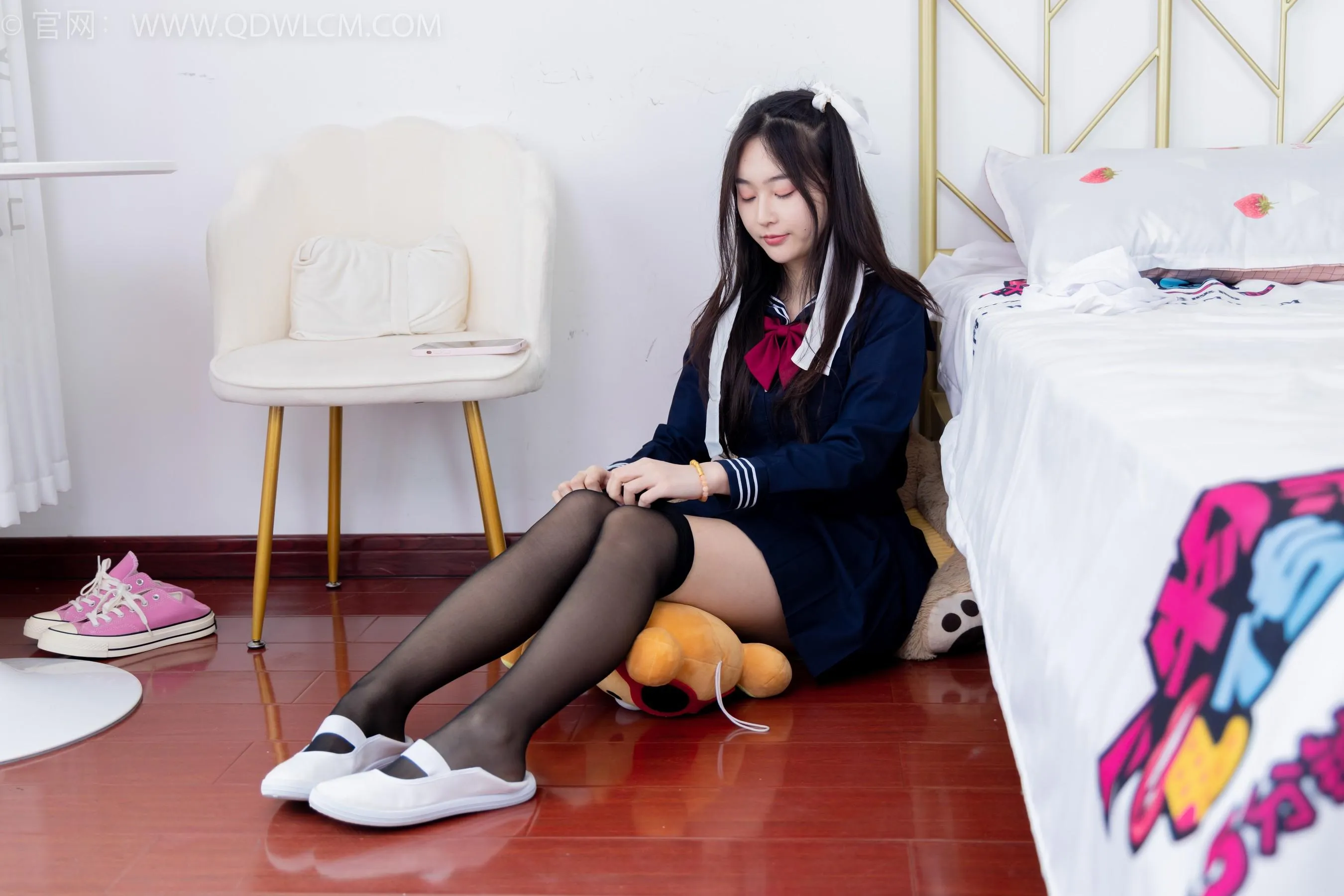 物恋传媒 NO.1544 美兔-学院少女 [151P]插图8